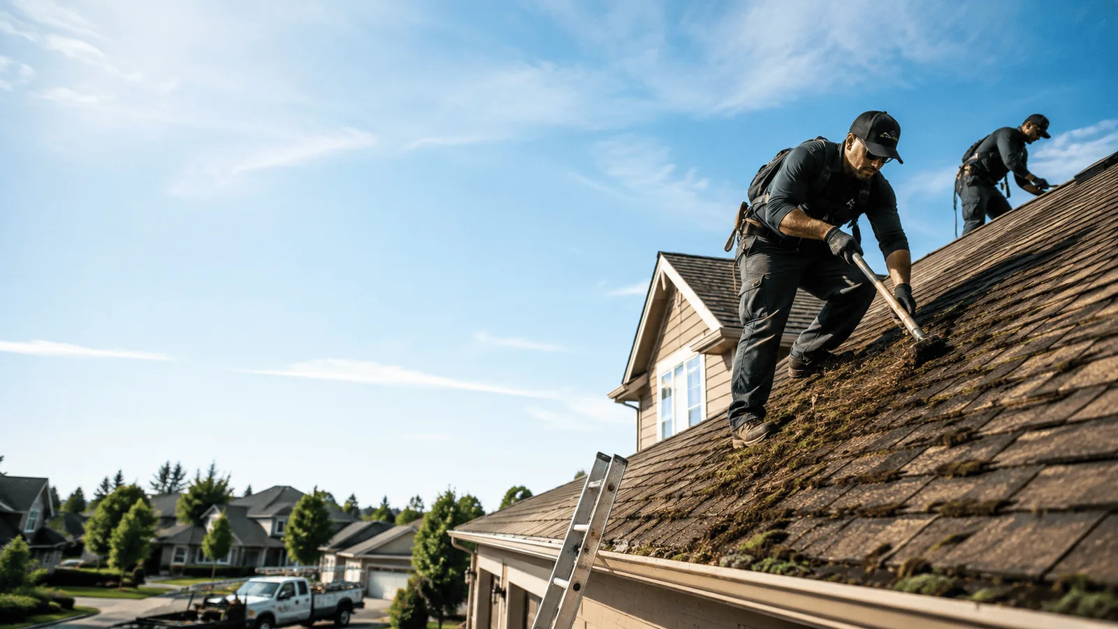 Roof Moss Removal in Afton, IA near me